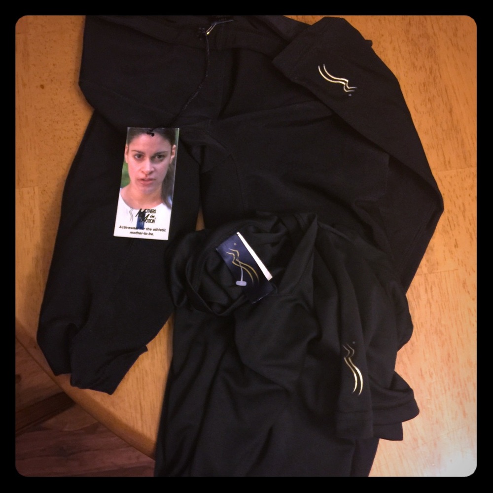 XS Maternity Activewear 2-pieces Black